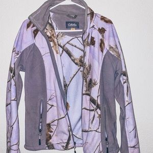 Pink camo fleece